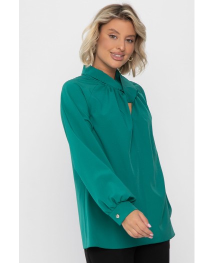 Блуза Юрмала  (изумруд) Б14268-30М