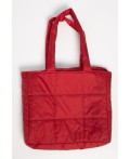 Сумка-шопер стеганая (красная) СШ06-46
