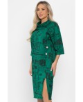 Платье трикотажное Конфетти (зеленое) П14295-18М