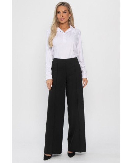 Брюки палаццо Мне по вкусу (черные) Б14283-13М