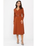 Платье трикотажное Парижанка (терракот) П14335-10М