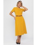 Платье трикотажное Парижанка (желтое) П14334-10М
