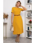 Платье трикотажное Парижанка (желтое) П14334-10М