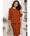Костюм трикотажный Джуди (терракот) К14341-10М