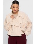 Жакет укороченный Динара (бежевый) Б14326-39М