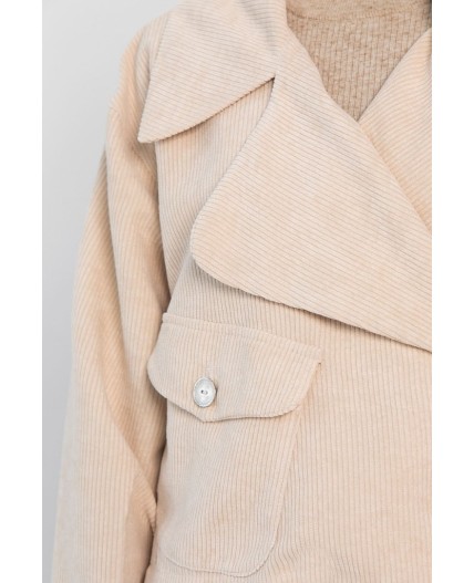 Жакет укороченный Динара (бежевый) Б14326-39М