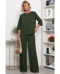 Костюм трикотажный Альберта (темно-зеленый) К14342-10М