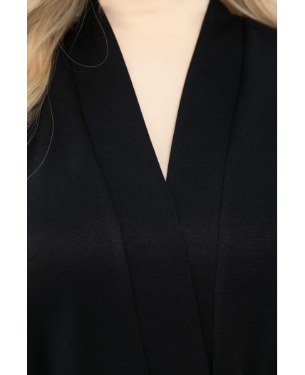 Костюм с юбкой Окси (черный) К14336-8М