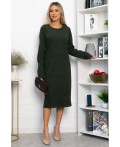 Платье трикотажное Уютный вечер (хаки) П14359-25М