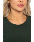 Платье трикотажное Уютный вечер (хаки) П14359-25М