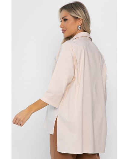 Рубашка классическая Аристократка (бежевая) Б14356-10М