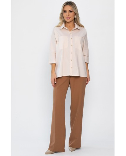 Рубашка классическая Аристократка (бежевая) Б14356-10М