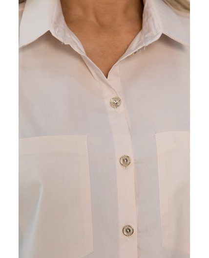 Рубашка классическая Аристократка (бежевая) Б14356-10М