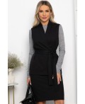 Костюм с юбкой Окси (черный) К14364-8М