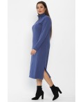 Платье с поясом Харизма (синее) П14351-5М