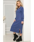 Платье с поясом Харизма (синее) П14351-5М