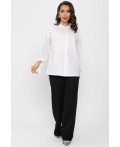 Блуза с завязками Ажур (белая) Б14386-10М