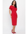 Платье с карманами Утренняя роса (красное) П14372-16М