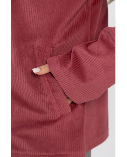 Толстовка из вельвета Нимара (чайная роза) Б14413-25М