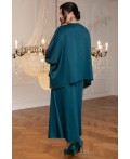 Костюм с юбкой Альсия (изумрудный) К14392-5М