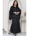 Костюм с юбкой Альсия  (черный) К14393-5М