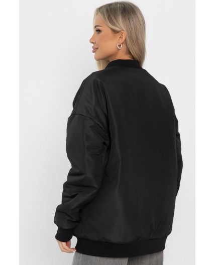 Бомбер утепленный Бинго (черный) Б14417-46М