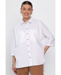 Рубашка с карманами Аристократка (белая) Б14449-10М
