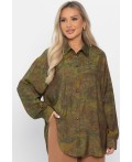 Блуза Тайна очарования (зеленая) Б14434-5М