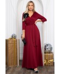 Платье Сияющий выход (винное) П14445-4М