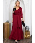 Платье Сияющий выход (винное) П14445-4М