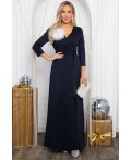 Платье Сияющий выход (темно-синее) П14444-4М