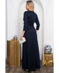 Платье Сияющий выход (темно-синее) П14444-4М