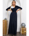 Платье Сияющий выход (темно-синее) П14444-4М