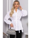 Блуза хлопковая Кристалия (белая) Б14461-16М