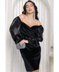 Платье вечернее Эффектный выход (черное) П14473-7М