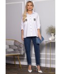 Рубашка хлопковая Аристократка НЬЮ (белая) Б14483-10М