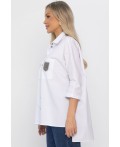Рубашка хлопковая Аристократка НЬЮ (белая) Б14483-10М