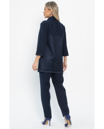 Костюм с брюками Ксанти НЬЮ (синий) К14502-3М