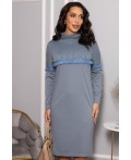 Платье трикотажное Нарина (серое) П14513-10М