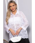 Рубашка кружевная Аристократка (белая) Б14511-10М