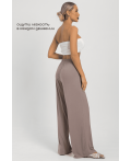 Брюки-палаццо для дома Шелк вискозы (латте) Б14499-52М