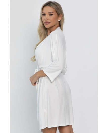 Пеньюар Шелк вискозы (молочный) П14482-52М