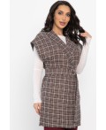 Жилет костюмный из твида Жюлли (кофе) Б14489-4М
