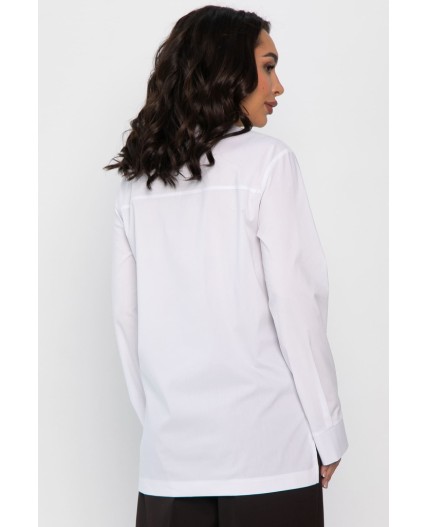 Рубашка хлопковая Асгарда (белая) Б14567-31М