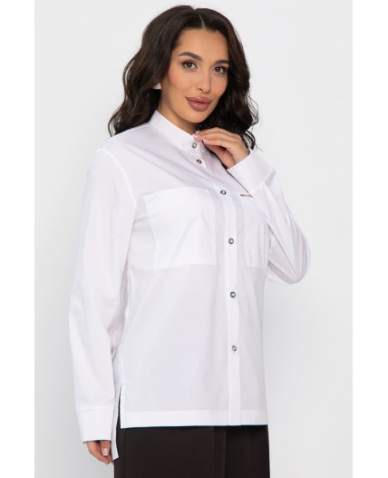 Рубашка хлопковая Асгарда (белая) Б14567-31М