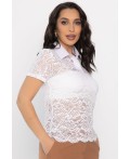 Поло Тренди (белое/кружево) Б14561-10М