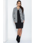 Жакет Времена года (черно-белый) Б14566-19М