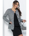 Жакет Времена года (черно-белый) Б14566-19М