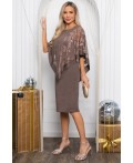 Платье Твой выход (кофе) П14584-7М