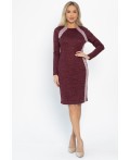 Платье трикотажное Елея (бордовое) П14589-10М